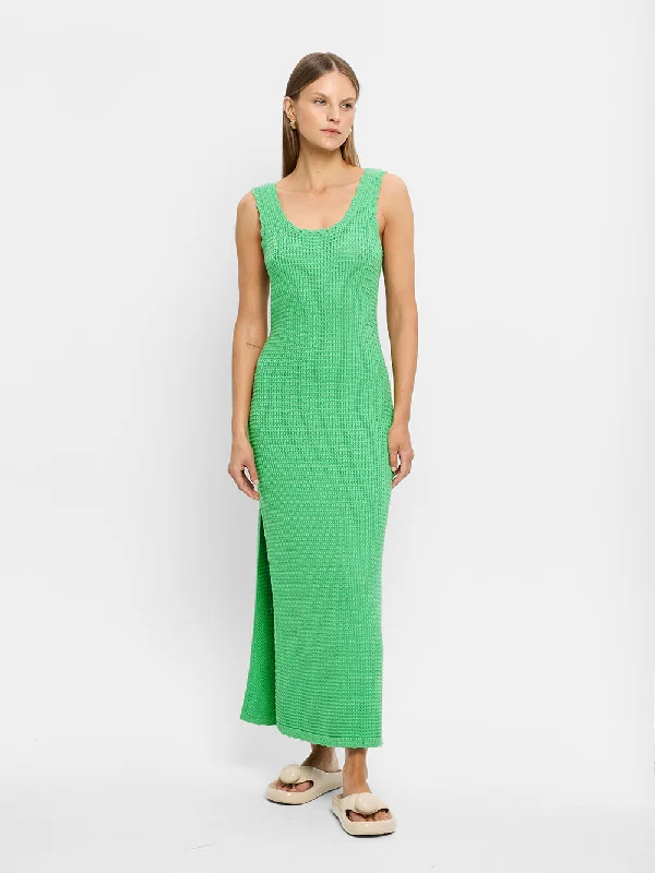 Martina Maxi Knit Dress - Green