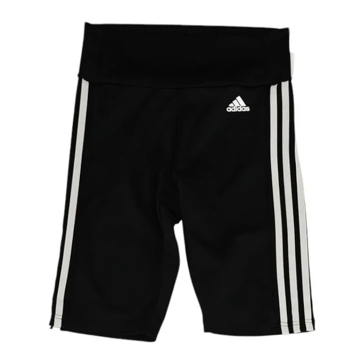 Black Solid Active Shorts