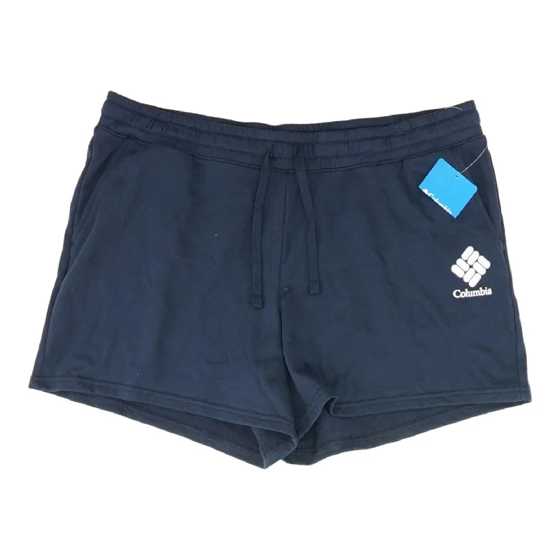 Navy Solid Active Shorts