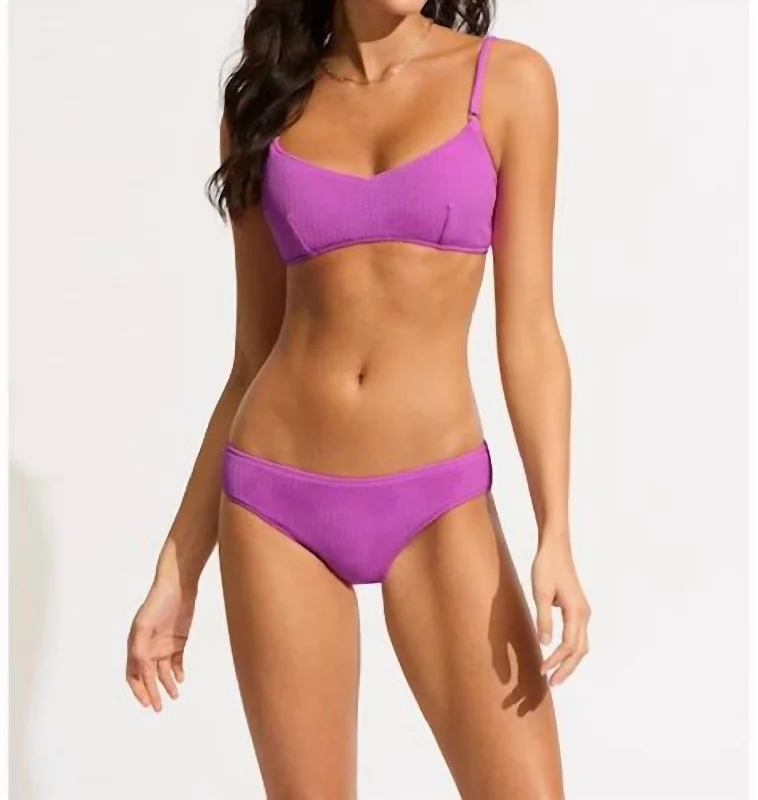 Hipster Bikini Bottom In Violet