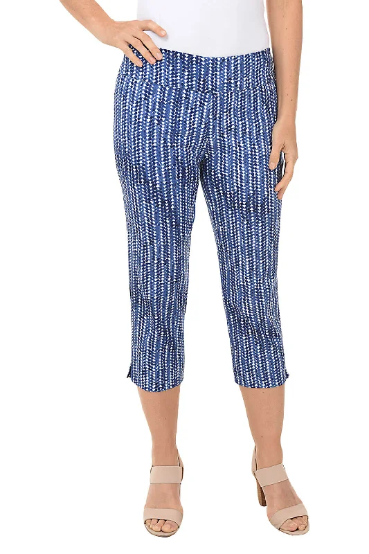 Twilight Sky Pull-On Crop Pant