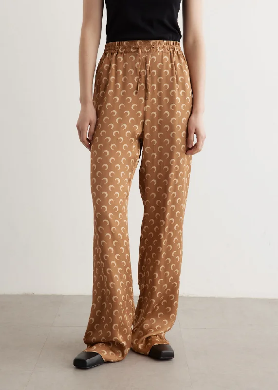 Moon Printed Drawstring Pant