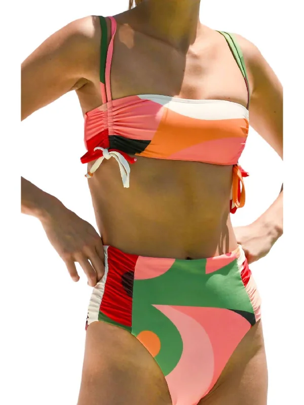 Soma Bikini Top In Multi-Colored