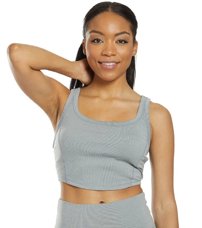 prAna Becksa Bralette Silver Spray Heather